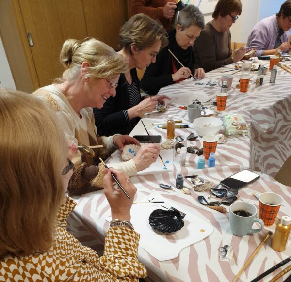 Workshop oesters beschilderen in Yerseke